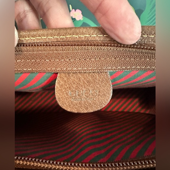 GUCCI Bundle ♥️💚 Ophidia Clutch GG Coated Canvas w Rare Interior & Wallet - Picture 6 of 15